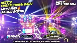 Bettle Malam Tahun Baru‼️Rama Audio Vs Favorit Audio Memanas Saling Sotok🔥Lapangan Plalangan Kalisat