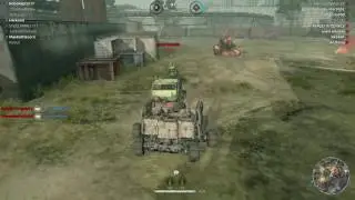 Crossout double cannon build at lower PS