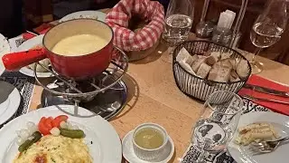 Рецепт швейцарского сырного фондю || Знаменитое швейцарское сырное фондю || Сырное фондю без вина