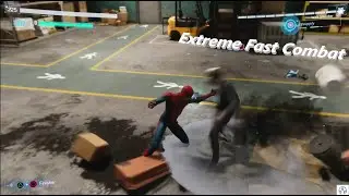 Super fast combat Demon Warehouse Fight | Spiderman Ultimate difficulty..