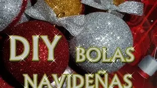 DIY BOLAS PARA EL ARBOL DE NAVIDAD