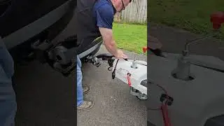 Caravan Hitch Up With Motor Movers