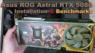Doom Asus ROG Astral RTX5080 Installation Benchmarks #pcgaming #rtx5080 #doom