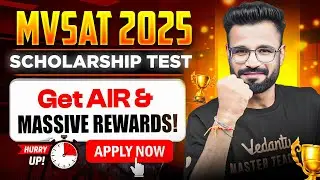 Don't Miss This! 🚨 MVSAT 2025 - India's Biggest Scholarship Opportunity! | Secure Your Future!