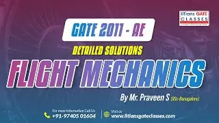 GATE 2011 Aerospace Engineering Question Paper | Flight Mechanics Solution | GATE AE Online Coaching