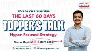 Стратегия подготовки к GATE 2026 AE | Мнение лучших студентов - г-н Нирав Г. - GATE AE 2025, 4-е ...