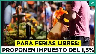 Nuevo proyecto de ley para ferias libres: Proponen fijar impuesto de 1,5%
