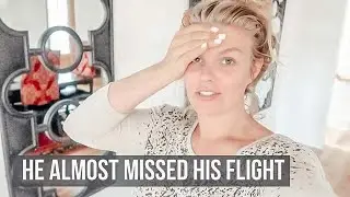 HE HAD TO LEAVE TOWN AND ALMOST MISSED HIS FLIGHT | DINING ROOM UPDATE