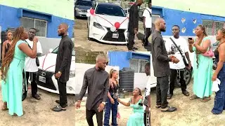 Man surprise the girlfriend with a car worth 15million and found out she is pregn@nt for another man