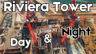 &Epsilon;&lambda;&lambda;&eta;&nu;&iota;&kappa;ό: Riviera Tower - &Epsilon;&rho;&gamma;&alpha;&sigma;ί&epsilon;&sigmaf; &Mu;έ&rho;&alpha; & &Nu;ύ&chi;&tau;&alpha; 4K #drone #construction #project #skyscraper