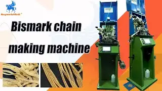 SuperbMelt Automatic Laser Bismark Chain making Machine for jewellery Bismark chain coupling