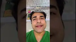 How to Calculate Pediatric Antibiotic Dose in Seconds! 👶💊 #shortsindia  #dentalshorts  #antibiotics
