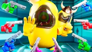 The MINI IMPOSTOR LIFE! AMONG US 3D ANIMATION