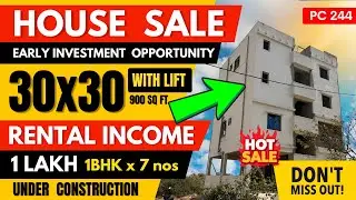 🔥HOUSE for SALE in BANGALORE 30x30 with LIFT🤑1Lakh Income ✅ Independent House for sale in Bangalore