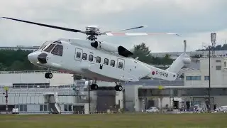 NEWEST S92 to Aberdeen | Offshore Helicopter Services G-OHSB [HD]