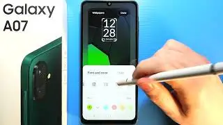 Samsung Galaxy A07: How to Customize Lock Screen Clock