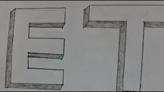  ​🚀 3D Alphabet Drawing Challenge: Trick Your Eyes! (Live Art) #live #art #3D