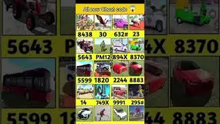 Indian Bikes Driving 3D || All NEW CHEATS CODES #shorts​ #short