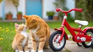 A Mother Cat&rsquo;s Sacrifice 🐱💔 | Selling Steamed Buns to Fulfill Her Kitten&rsquo;s&nbsp;Dream&nbsp;🚲