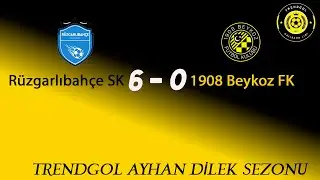 TRENDGOL TREND LİG / R&Uuml;ZGARLIBAH&Ccedil;E SK - 1908 BEYKOZ FK / MA&Ccedil; &Ouml;ZETİ