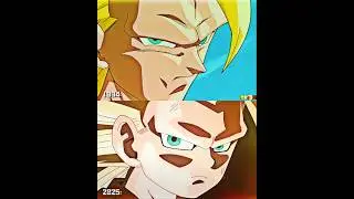 Goku SSJ3 Dbz x Goku SSJ3 Daima which one is better? ☠️💀 #goku #ssj3 #daima #dbz #skulledit