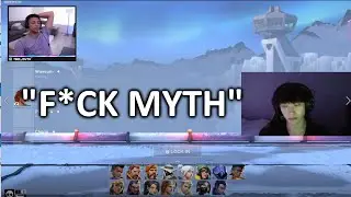 sinatraa cries while reacting to Myth's opinion of him 😔