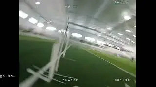 Dallas Drone Racing - Indoor Racing at Caddo Mills High School - DJI heat with LLHOST