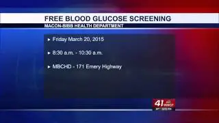 Free Blood Glucose Screening