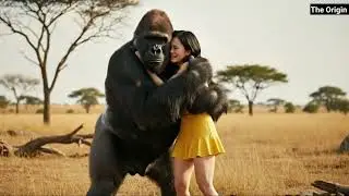 King Kong and girl | life million years ago |emotional jungle story 