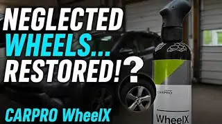 Может ли CarPro WheelX очистить и восстановить необратимо загрязненные заводские диски?