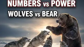 Wolf Pack vs Grizzly Bear &ndash; Numbers vs Power | Strategy vs Strength 🐺🐻