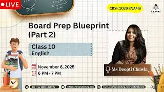 Board Prep Blueprint (Part 2) | CBSE | 2026 | Class 10 - English | S Chand School Education
