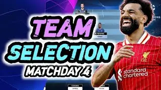 UCL FANTASY MATCHDAY 4 TEAM SELECTION & WILDCARD TEAM | Champions League Fantasy Tips 2024/25