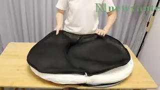Nnewvante floor chair: how to put the cover back