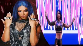 WWE2K20 SASHA BANKS UPDATED ENTRANCE & FORMULA