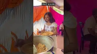 First round vs second round #funny #nonveg #food #biryani #foodvideos