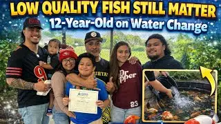Our 12-Year-Old Son Did the Sanctuary Water Change 🐠💦 | Low Quality Fish Still Matter