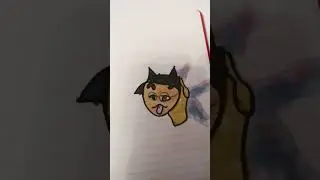 rysuje dziewczynę z MSP