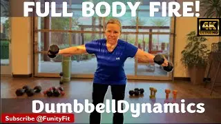 Full Body Dumbbell Workout at Home | Strength + Fat Loss | DumbbellDynamics by FunityFit