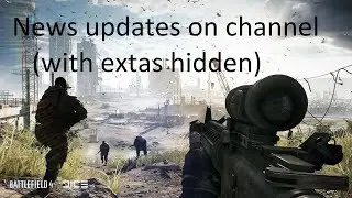news updates for my channel (with extras)