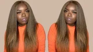 THIS IS SYNTHETIC?! 😱 Outre SHANICE | BOMB $50 KINKY STRAIGHT WIG! | 2T/30