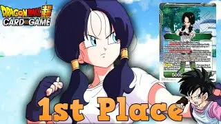 CAN'T BELIEVE IT! 1ST PLACE VIDEL DECK! Dragon Ball Super Card Game