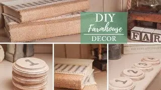 Farmhouse Decor DIY | Dollar Tree Book Transformation