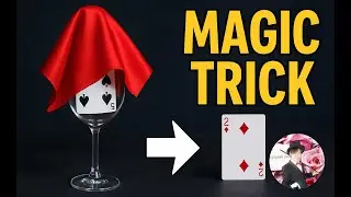Card Changes Inside Wine Glass &ndash; Stunning Magic Trick Revealed!