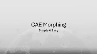 Streamlined CAE Morphing: Section-Based Modification with Minimal Input
