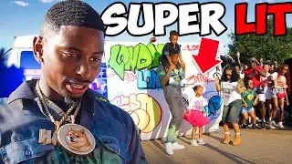 FUNNYMIKE & LONDYN SHUT DOWN THE WHOLE BLOCK for the BUSS IT LIKE ME Music Video! 🔥🎥