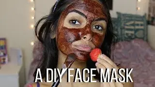 DIY STRAWBERRIES AND CHOCOLATE FACE MASK!