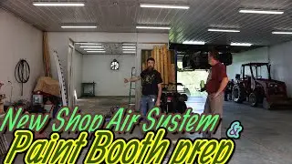 SO CLOSE! Paint booth prep and air system install