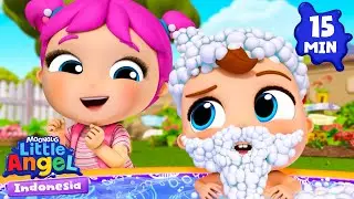 Seru Bermain Lumpur! | Little Angel Bahasa Indonesia | Kartun dan Lagu Anak