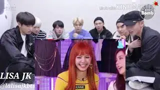 BTS REACTION TO BLACKPINK JENLISA MOMENTS [FMV]